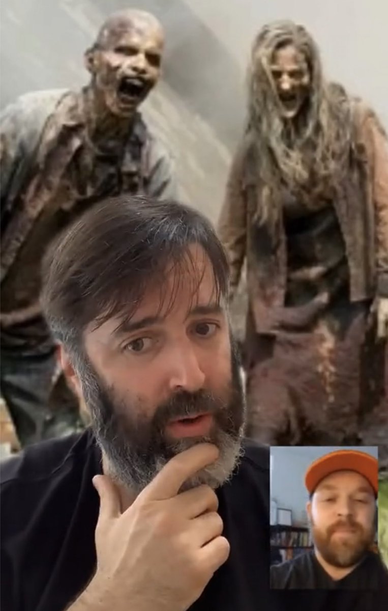 NotABitComedy's tweet image. World 7/1000: Zombie Apocalypse 
Tech: TikTok Live
Notes: It wasn’t a hickey

#1000WorldsProject