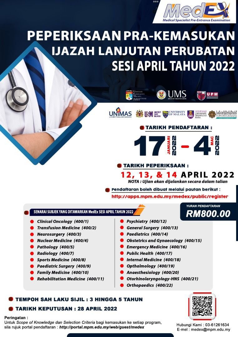 eugenemah's tweet photo. Attention to pre-master MOs:
MedEx (Medical Specialist Pre-Entrance Examination) dates are out.
Register at https://t.co/BbO52YJbAl
#medex #masters #housemanship #housemen https://t.co/y7JQwIwwBL