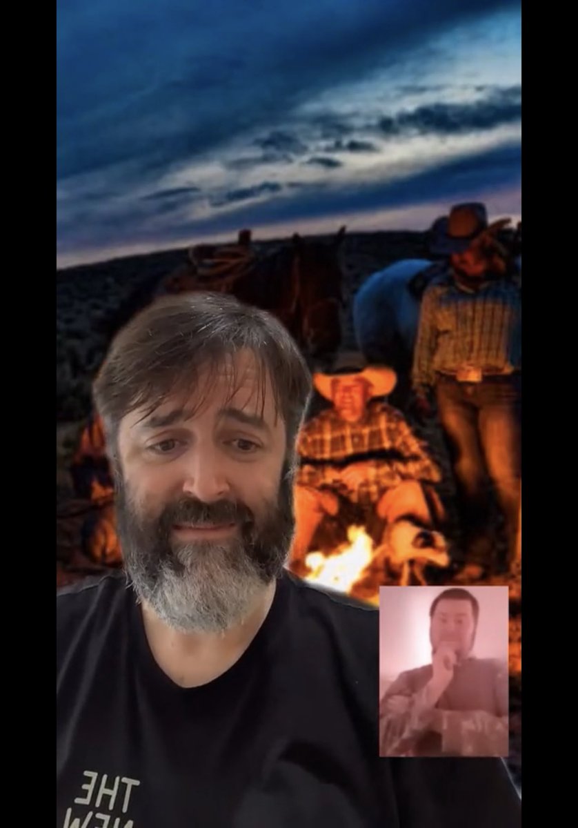 NotABitComedy's tweet image. World 10/1000: Cowboy Campfire
Tech: TikTok Live
Notes: Avoid the radioactive peanuts 

#1000WorldsProject