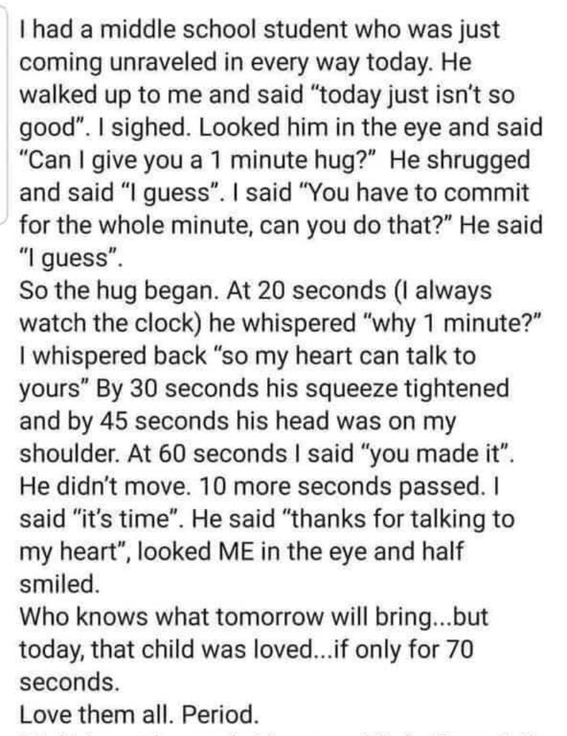 Saw this earlier and it’s 100% what coaches are for!  Love them all.  Period!