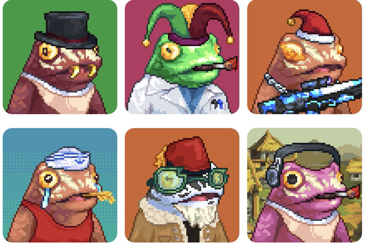 YungJedski's tweet photo. Toadkens revealed today super stoked with my swamp collection #Toadkens @toadkens @KYTENFT @JFT_crypto @BlueWolfRT1 @rottNFT https://t.co/jrwNb5RkdM