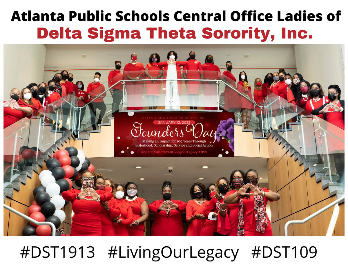 hudson1795's tweet image. Here’s to an Amazing @dstinc1913 Founders Day with my APS Central Office Sorors #DST109 #dst109foundersday 🔺❣️‼️