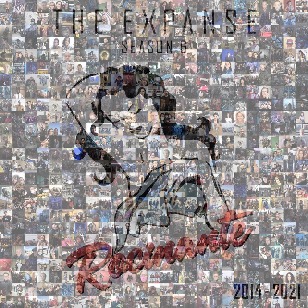 On the day that the finale of #TheExpanse launches, I’m excited to share this mosaic full of memories from the past 7 years. Proud to have been with this series from beginning to end &amp; grateful for all who have been a part of The Expanse family over the years. Yam Seng to all!