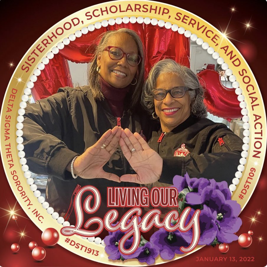 Happy Founders Day to my beautiful Sorors of Delta Sigma Theta Sorority, INCorporated.🔺♥️🤍 #J13 #DST1913 #LivingOurLegacy #DST109