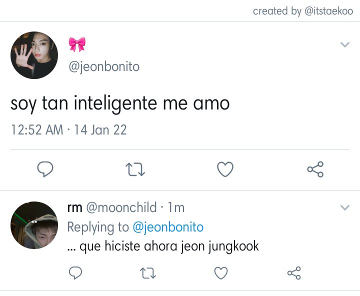 thalfadejk's tweet photo. #taekookau donde 🐰 se hace pasar por un babytalkero para hablarle a su crush https://t.co/O9Rhl23vmA