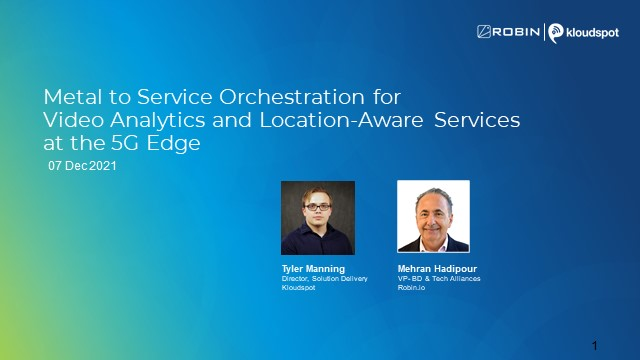 View on demand - intel.ly/3HPE0kF Webinar on Video Analytics &amp; Location Aware Services in partnership with Robin.io and Intel.com  at  #edgecomputing #edgeanalytics #visionai #ai #cloud