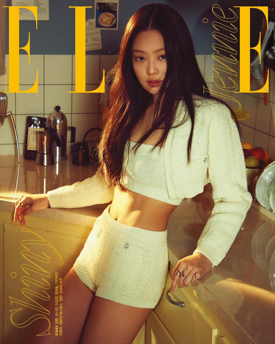 blackpinkbabo's tweet photo. JENNIE FOR ELLE KOREA ❤️ @Blackpink https://t.co/yTbsKHpolM