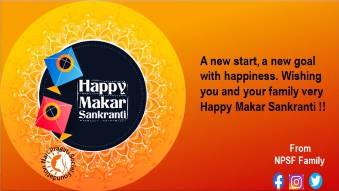 May the God of the Sun brings sunshine and happiness to fill your life and home. Happy Makar Sankranti!

#happymakarsankranti2022 
#indianfestival 
#happinessishomemade 
#newgoalsfor2022 
#stayhomestaysafestayhealthy 
#naripragatisocialfoundation