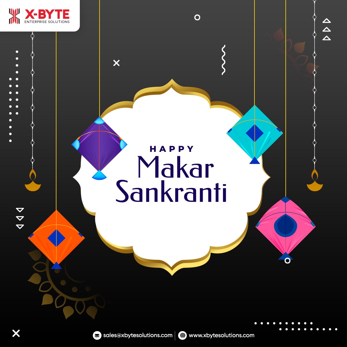 xbytehr's tweet photo. A bright sunny day and beautiful kites flying high looks so delightful. With Til-Gur and Peanuts, enjoy the festivities! Happy Makar Sankranti!

#HappyMakarSankranti #festival #Celebration #Uttarayan  #HappyMakarSankranti2022 #LifeXByte #HrXByte #XByteEnterpriseSolutions https://t.co/njtzgSNAEO
