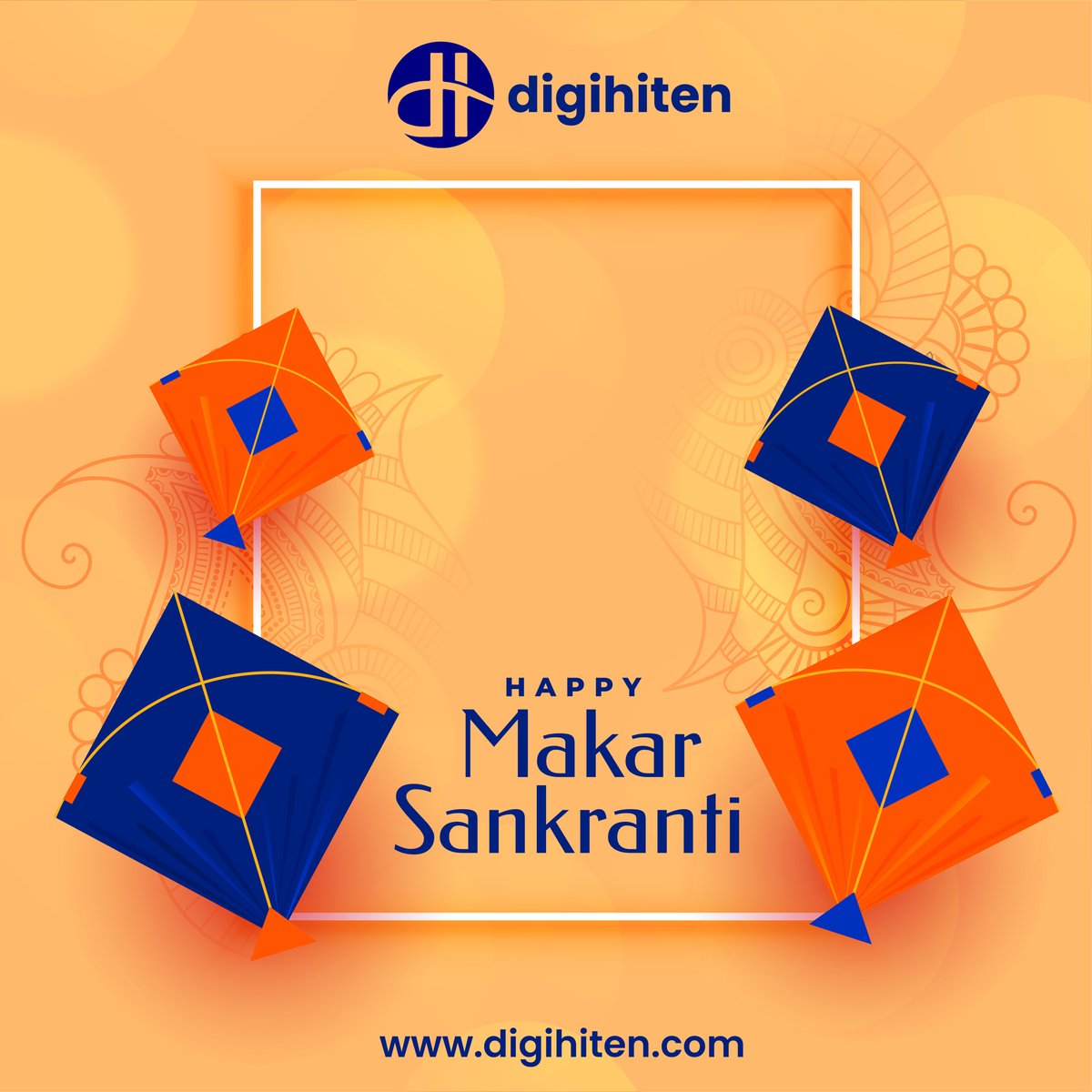 digihiten's tweet photo. Hope this Makar Sankranti connects you to the brightest of moments. And may you reach new heights just as the kites do on this auspicious occasion adding charm to your celebration. Happy Makar Sankranti! #HappyMakarSankranti  #HappyMakarSankranti2022  #kitefestival https://t.co/mGvpmNSbYs