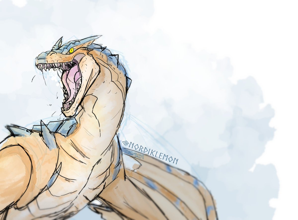 NordikLemon's tweet photo. Tigrex doodle in honor of MH:Rise dropping for PC
----
#fanart #monsterhunter #tigrex https://t.co/Ov487WMmbT