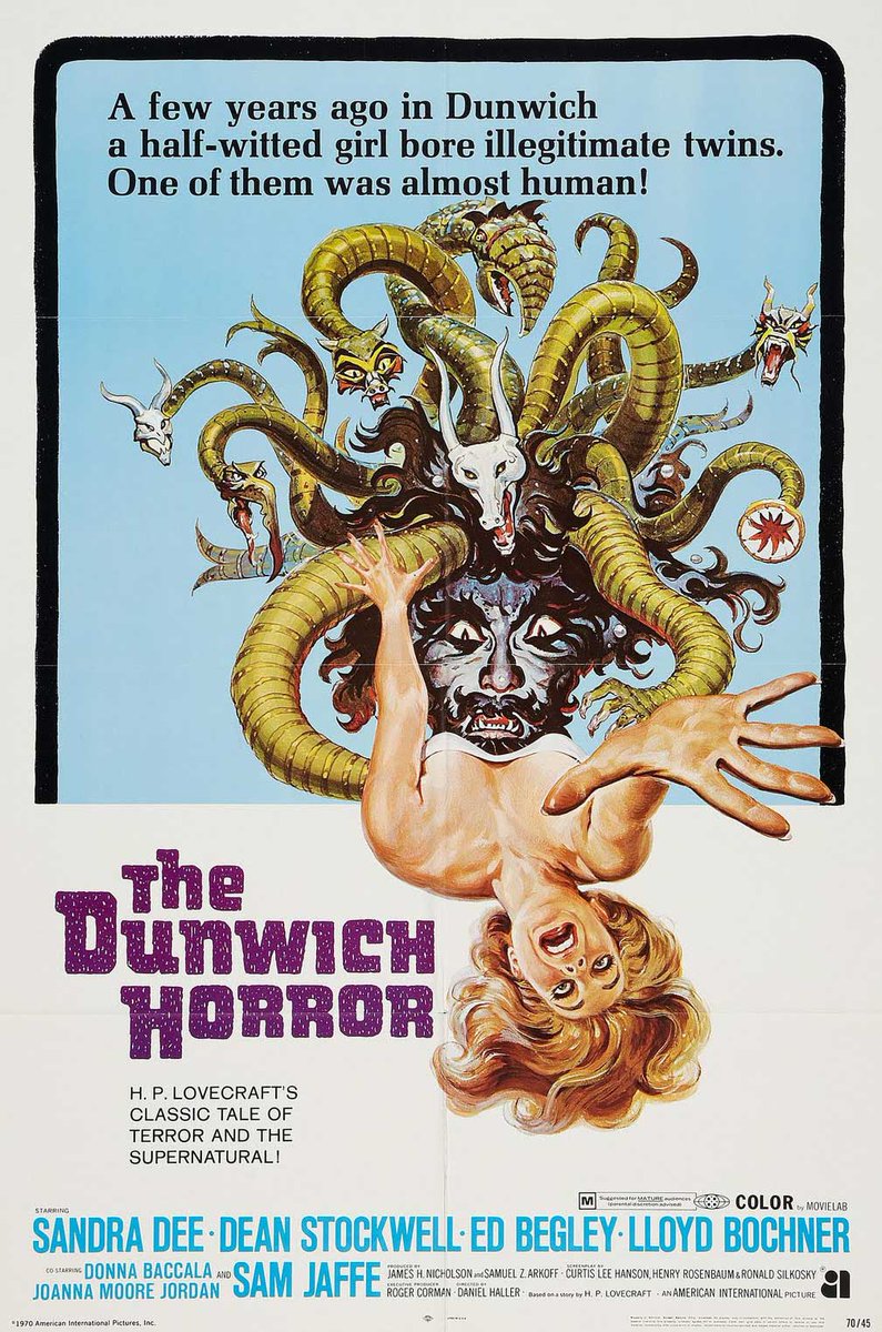 Released January 14, 1970.
#TheDunwichHorror
#DeanStockwell
#horror