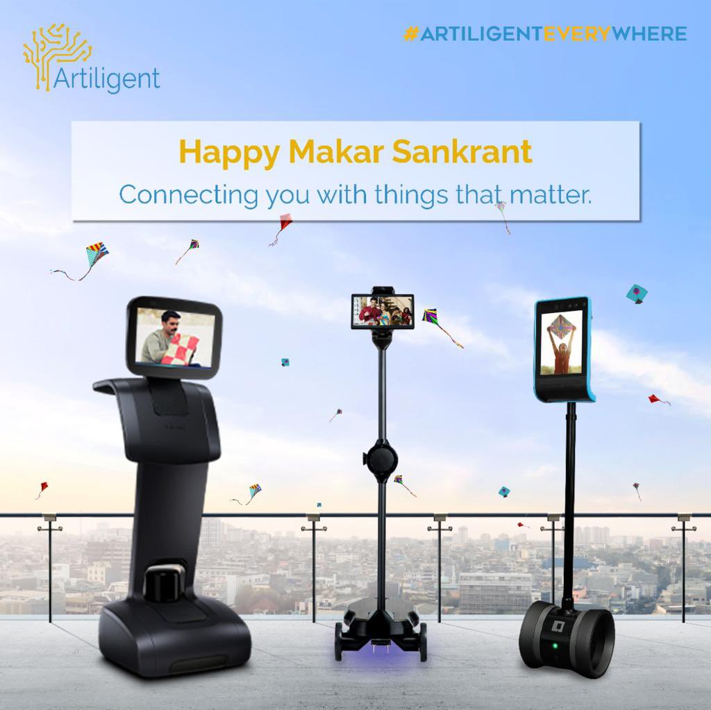 ArtiligentS's tweet photo. Wishing you and your family a very Happy Makar Sankrant! 

#ExperienceIntelligence #Artiligent #AreYouReady #FutureIsCalling #robotics https://t.co/Haj2cayGbw