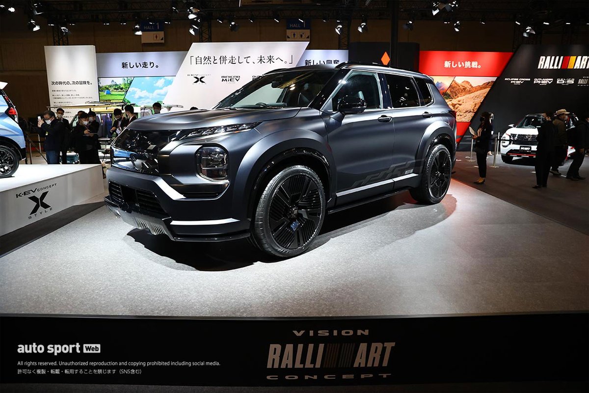 AUTOSPORT_web's tweet photo. ミツビシ、新生ラリーアートを示唆するコンセプトモデルを初お披露目【東京オートサロン2022】https://t.co/0DVOCMGrKD #東京オートサロン2022 #TAS2022 #幕張メッセ #AUTOSALON #カスタムカー https://t.co/j8y54nR1Hv