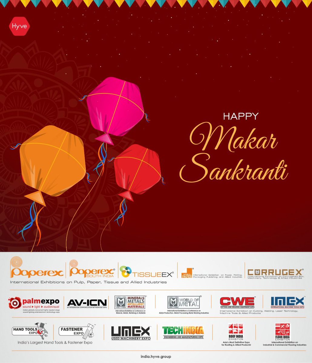 CweExpo's tweet photo. May this Sankranti fill your life with joy, happiness, and love.

Team @CweExpo  wishes you and your family a very Happy Makar Sankranti!

#makarsankranti #festivevibes #celebrations https://t.co/QFCslCnUQL