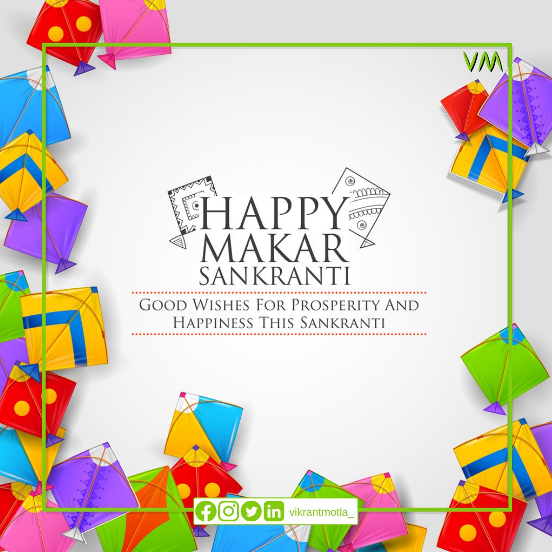 VikrantMotla_'s tweet photo. Wishing you all a very Happy Makarsankranti🪁🪁
#HappyMakarSankranti #makarsankranti2022 #festivalofkites https://t.co/i2Y8ixHOH7