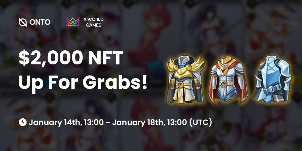 ONTO Wallet - Web3 Gateway (@ontowallet) on Twitter photo Time for another #ONTOgiveaway! 💰💰💰
$2,000 worth of #NFT up for grabs, the first #NFT #airdrop since the release of #DreamCard V2, the latest game from <a href="/xwg_games/">X World Games</a>! 👏
Complete all Gleam tasks & up your game with #NFT equipment! 🤑
Participate now 👇
gleam.io/kHfIp/onto-tea… Time for another #ONTOgiveaway! 💰💰💰
$2,000 worth of #NFT up for grabs, the first #NFT #airdrop since the release of #DreamCard V2, the latest game from <a href="/xwg_games/">X World Games</a>! 👏
Complete all Gleam tasks & up your game with #NFT equipment! 🤑
Participate now 👇
gleam.io/kHfIp/onto-tea…