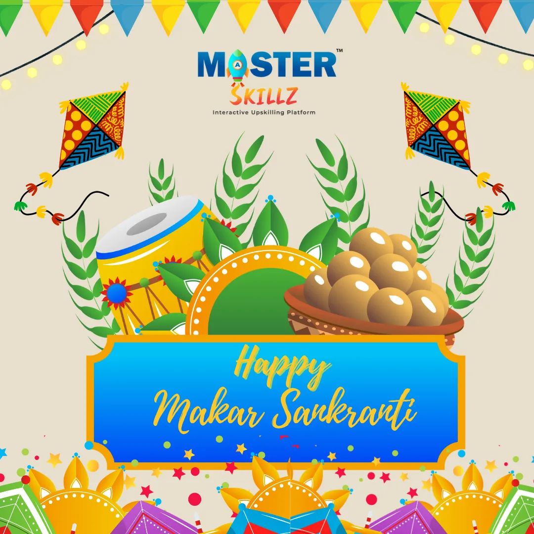 MasterSkillz09's tweet photo. Warm wishes to everyone on the festive season of Makar Sankranti, Lohri, Sakraat, Uttarayan, Pongal, Bhogi, Maghi, Kicheri, and Poush Parbon.

#MakarSankranti #TeamMasterskillz #MasterSkillz #onlineeducation #extracurricularactivities #kids https://t.co/yrtUJBqZI1