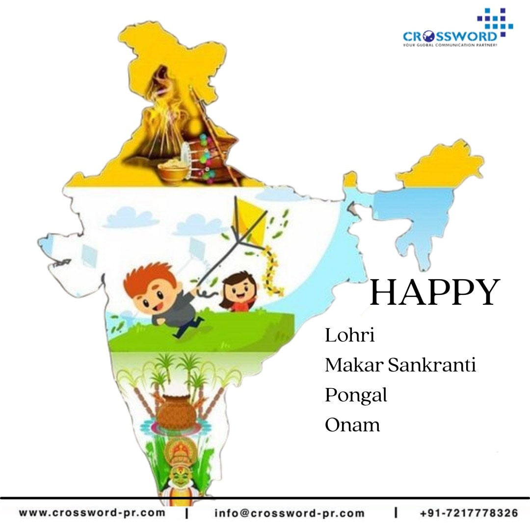 May this Makar Sankranti fill your life with joy, happiness, and love. Wishing you and your family a very Happy Makar Sankranti!😃😊
#makarsankranti #pongal #makarsankrati2022 #onam #festivalcelebration🎉🎉
#crosswordpr  #digitalmarketingagency #publicrelationsagency