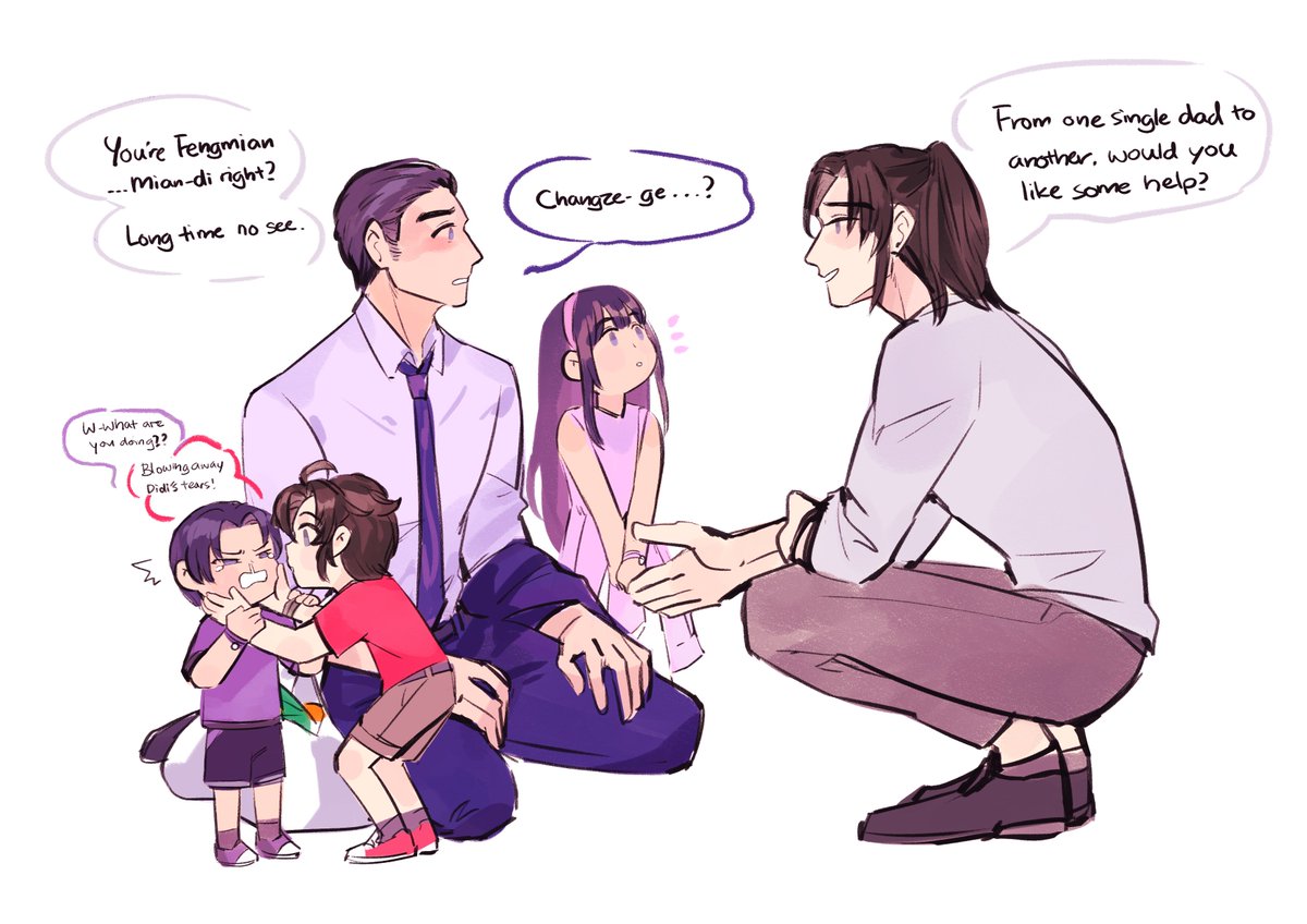 single dad x single dad AU...?

[WCZ x JFM / ChangMian] 