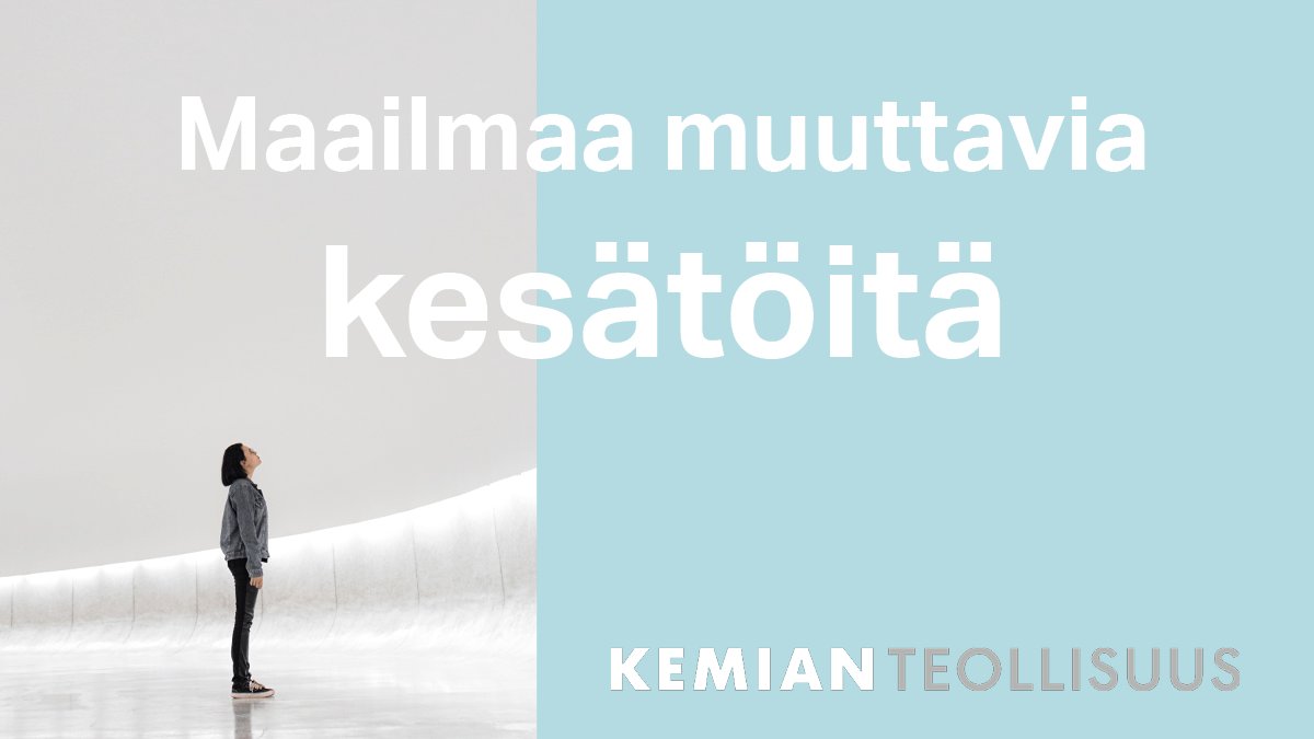 Kemianteollisuu's tweet photo. Kemian kesätyölaskuri starttasi tällä viikolla, ja mukana ovat jo @BorealisGroup @NesteSuomi @Kiilto @teknos_group @NNHarjavalta @OrionSuomi @YaraSuomi. #Maailmaamuuttaviatöitä
https://t.co/0H0JrF2Ery https://t.co/gv49umMrUQ