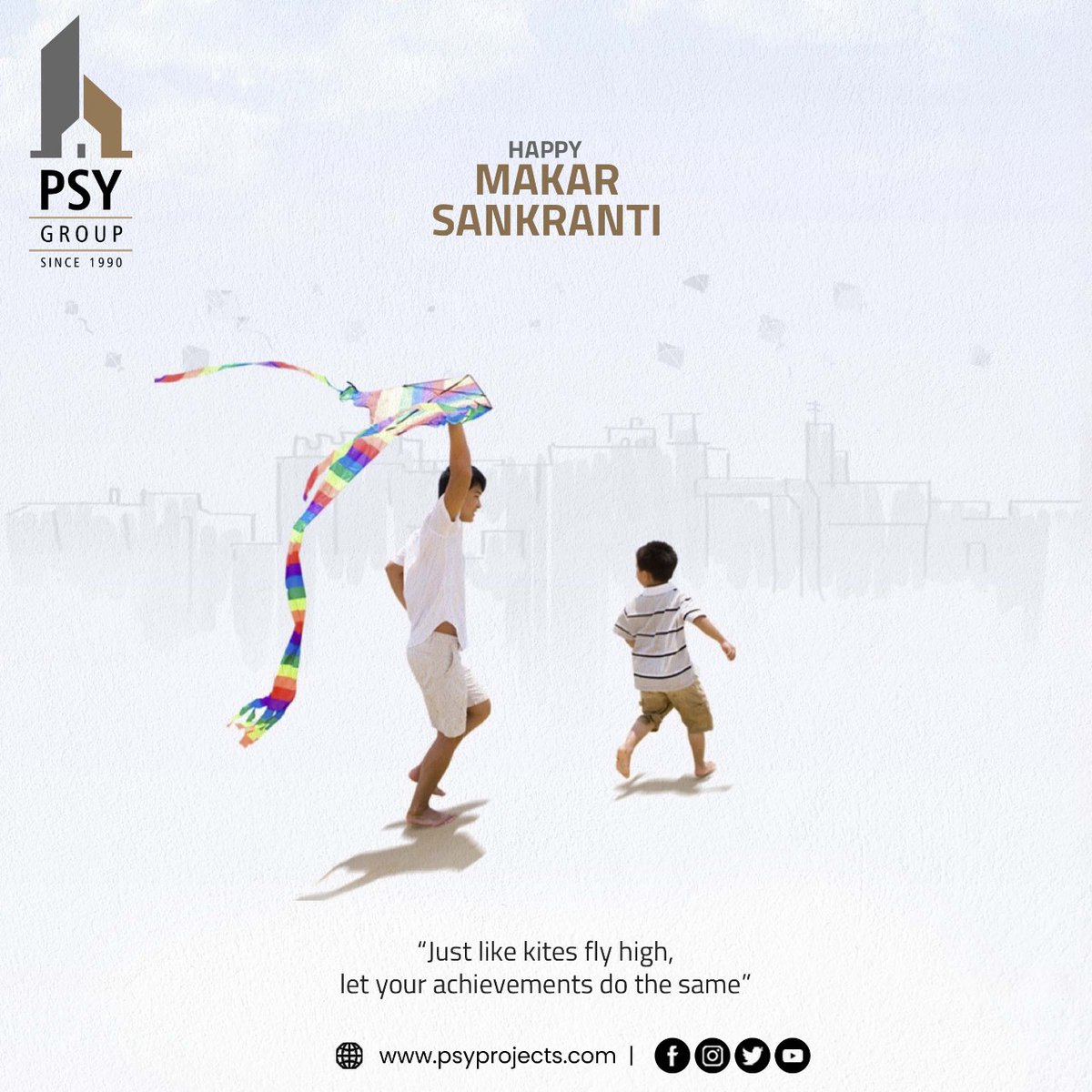 PSYGroupBuilder's tweet photo. "Just like kites fly high, let your achievements do the same"

Wishing you all..
*HAPPY MAKAR SANKRANTI*

#happymakarsankranti #festivalofkites #musicandmasti #gatherings #uttarayan #dayofnewbeginnings #startofoccassion #auspiciousday #sweetsandtreats #positivity #psygroup https://t.co/OrSbsGC60V