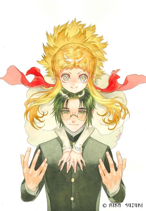 鈴木理華さん(@Rika_OwlForest )の『タブロウ・ゲート』を描かせて頂きました。
20年連載された漫画からのご応募なのですが、本日1/14が最終26巻の発売日だそうです!
第一巻の表紙イラストをベースにさせて頂きました。連載お疲れさまでした!!
#ドット絵 #pixelart  #あなたのキャラドット化企画 