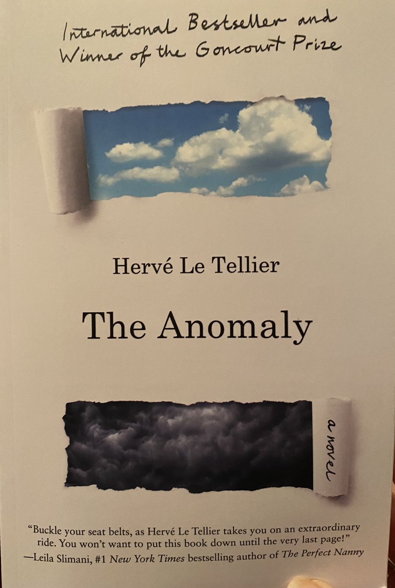 Just finished Herve Le Tellier’s #TheAnomaly and wow!