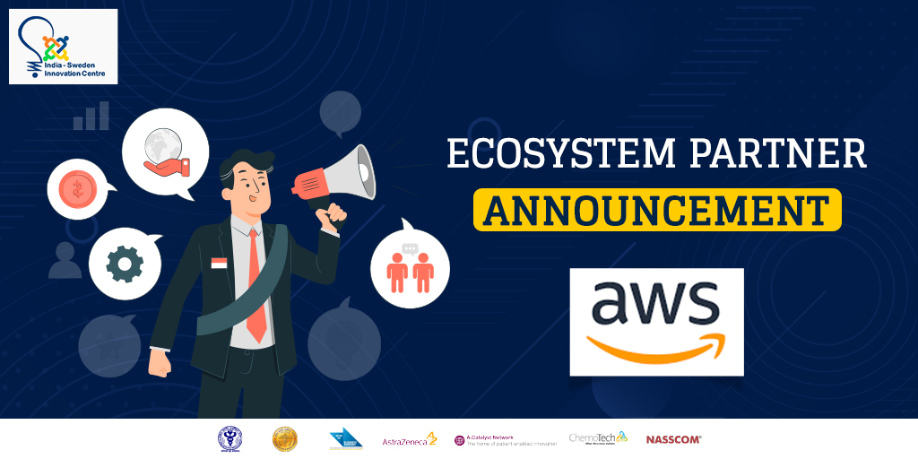 IndiaSwedenIC's tweet photo. With the beginning of the New Year, we are delighted to announce the beginning of a new partnership, one we are truly excited about! @awscloud (AWS) has joined the Centre as our Ecosystem Partner. #ACatalystNetwork #SwedenIndiaSambandh #swedenindiaforinnovation https://t.co/QbEkb2Fi70