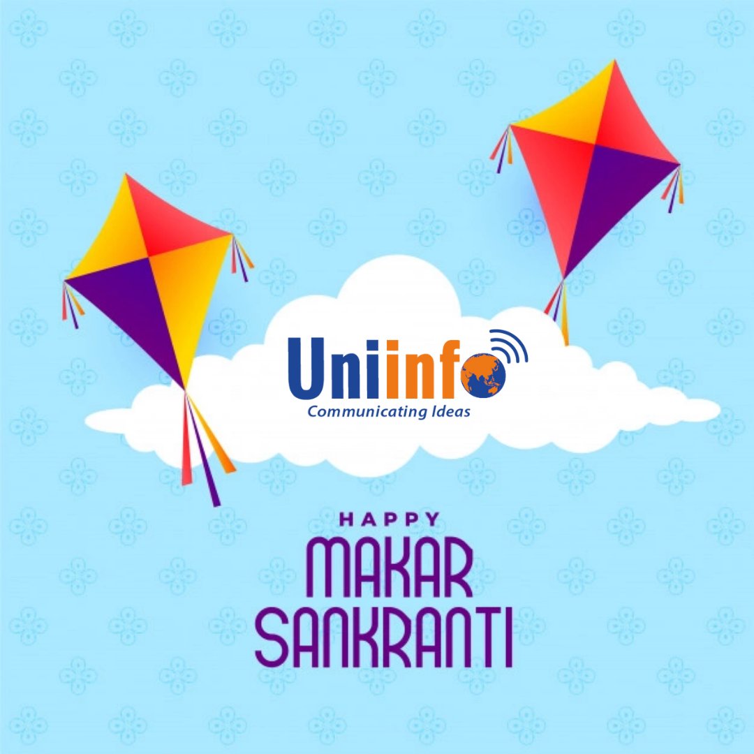 UniInfoTelecom's tweet photo. Team Uniinfo wishes everyone a very Happy Makar Sankranti. We hope the festival brings good health, happiness, and sweet surprises for you!

#happymakarsankranti #makarsankranti2022 #kitefestival #utrayan #makarsankrantispecial #Uniinfo https://t.co/8iDMyfSoA6