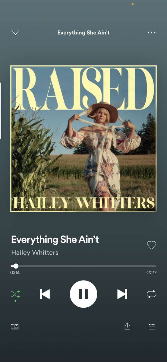 lafreeman709's tweet photo. Can’t wait for the new album!!!
Yay for new @haileywhitters music!!!
#everythingsheaint 🌽🌽🌽 https://t.co/OLKFGqI26q