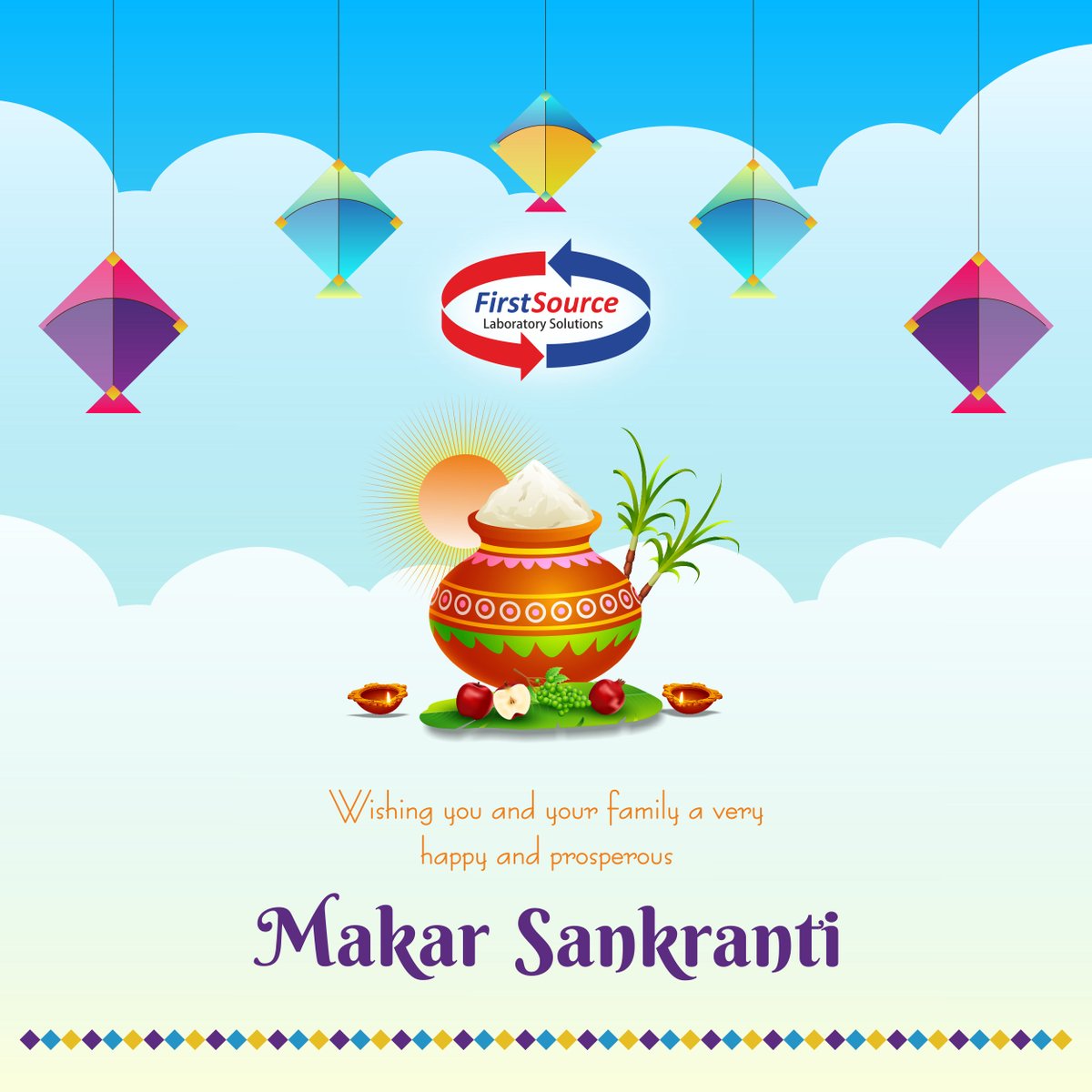 FirstSourceLS's tweet photo. Wishing you and your family a very happy and prosperous Makar Sankranti
#Sankranti 
#makarsankranti2022 https://t.co/NgVr2bMl2C