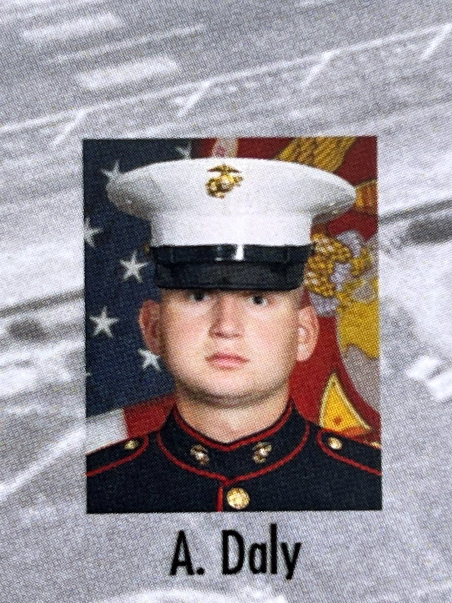 We are so proud of this Marine and his dedication and determination! Congratulations  Aidan Daly ‘21 on your graduation from boot camp! We salute you! ❤️🤍💙