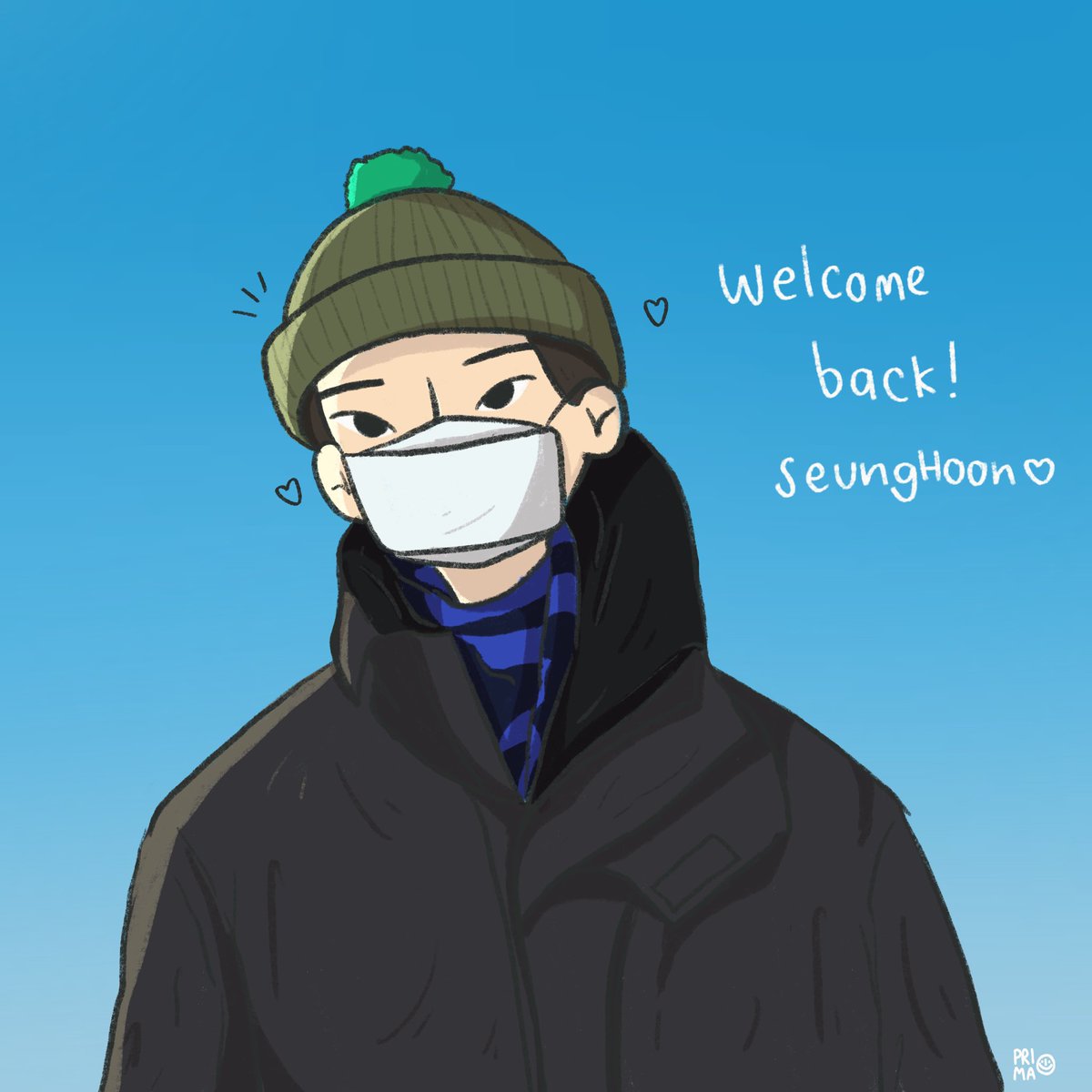 pprma_'s tweet photo. Welcome Back :-) 🦁💙✨
GUESS WHOS BACK SEUNGHOON
#이건_돌아온_승훈에게_불러주는_세레나데
#WeGotYouBackSeunghoon @official_hoony_
#WINNERfanart #primaartspace https://t.co/q8QfTcQXsZ
