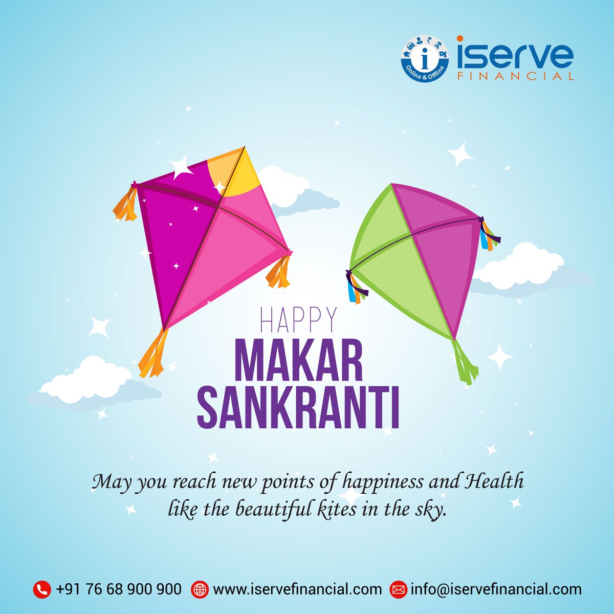 iserveFinancial's tweet photo. As the sun starts its northward journey, he makes all the happiness of throughout this year. Wish you and your family a very Happy Makar Sankranti!
#HappyMakarSankranti
#happymakarsankranti2022 https://t.co/685E7qYFp5