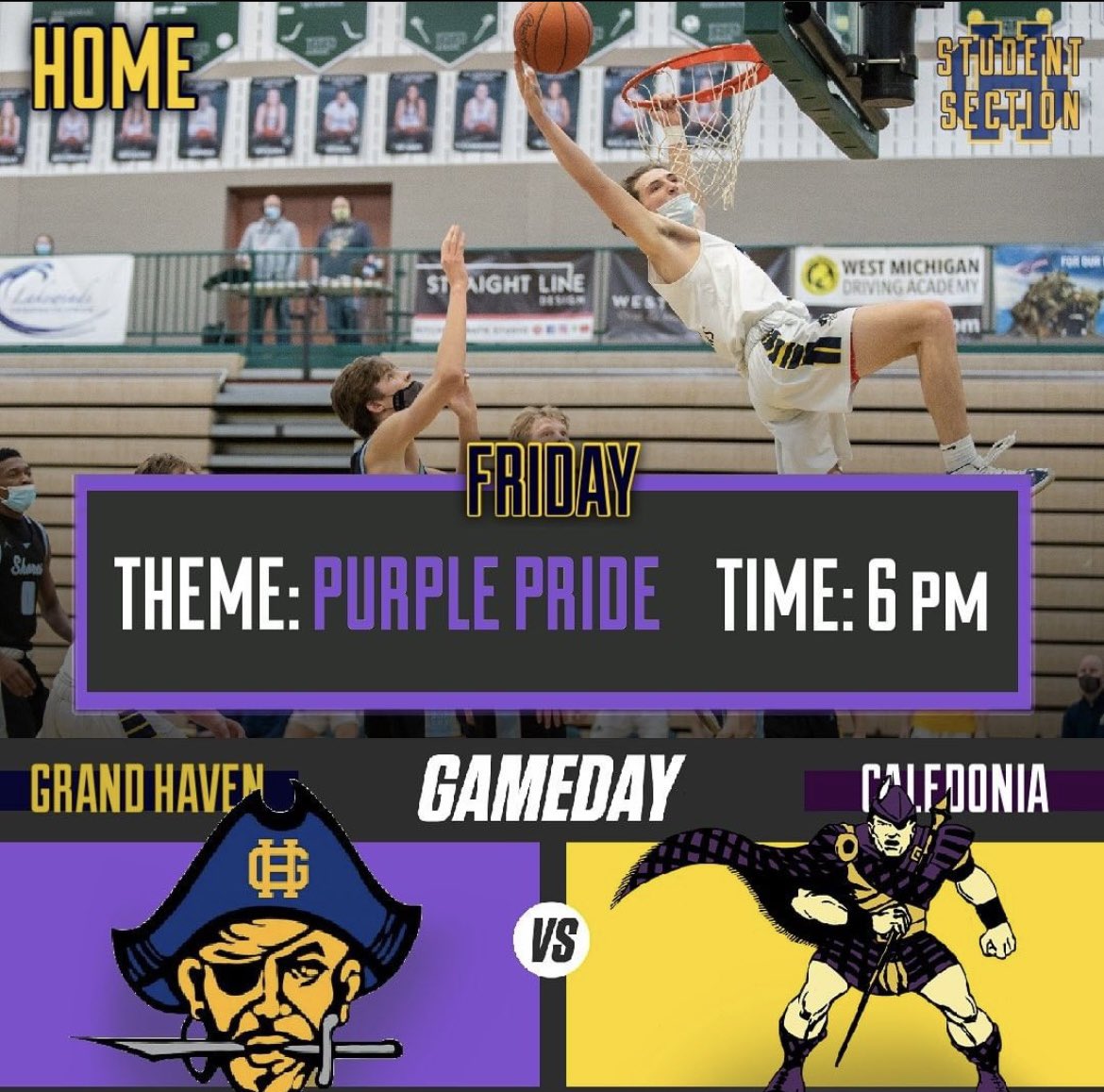 ghhsbucs's tweet photo. 💜Bucs Pride Night💜
6PM Boys Games
7:30PM Girls Games
#PlayingForAPurpose https://t.co/j5edSiqic7