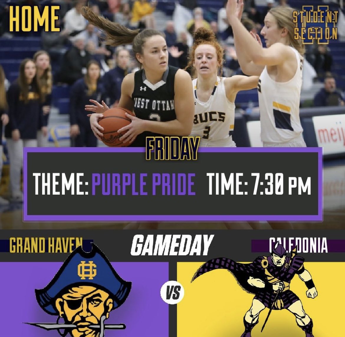ghhsbucs's tweet photo. 💜Bucs Pride Night💜
6PM Boys Games
7:30PM Girls Games
#PlayingForAPurpose https://t.co/j5edSiqic7