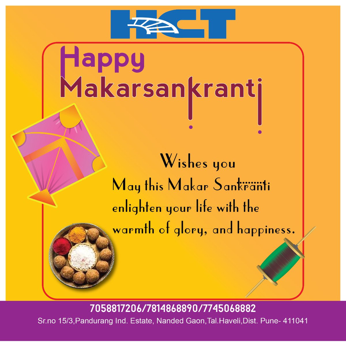 CableHarshdeep's tweet image. Harshdeep Cable Tray -
wishes you...
Happy Makarsankranti

AN ISO 9001:2008 CERTIFIED COMPANY  
  
Mobile No: 7058817206/7814868890/7745068882

Office/Factory: Sr. No. 15/3, Pandurang Ind. Estate, Nanded goan, Tal. Haveli, Dist. Pune - 411 041

#harshdeepCabletray #cabletray