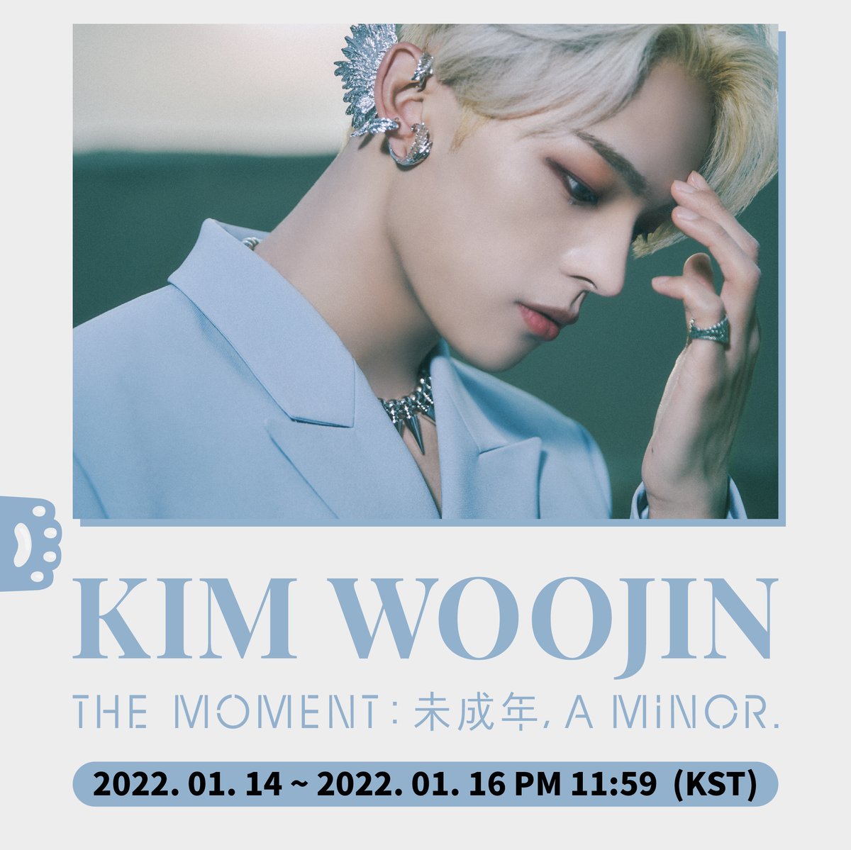 EVERLINESHOP's tweet photo. 💙에버라인 X 김우진 영상통화 이벤트 공지
💙EVERLINE X KIM WOOJIN VIDEO CALL EVENT

✔️응모 기간: 1/14(FRI) PM 3:00 ~ 1/16(SUN) PM 11:59 (KST)
✔️이벤트 일시: 1/21(FRI) PM 9:00 (KST)
✔️응모 링크: https://t.co/62SS76SS9i

#김우진 #KIMWOOJIN #에버라인 #EVERLINE https://t.co/t9USXFWUfy
