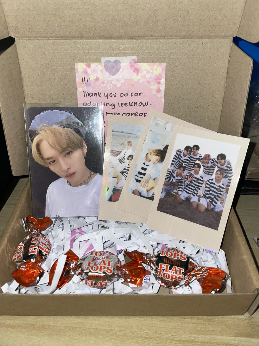 ksminhocart's tweet photo. ꒰#ksmhmails꒱
— hi, @binnycartt! Lino beret is home. Thank you so much for packing it well and safe and for the smooth transaction! Love the freebies too!🤍 #binnyfback https://t.co/7R03gC002w