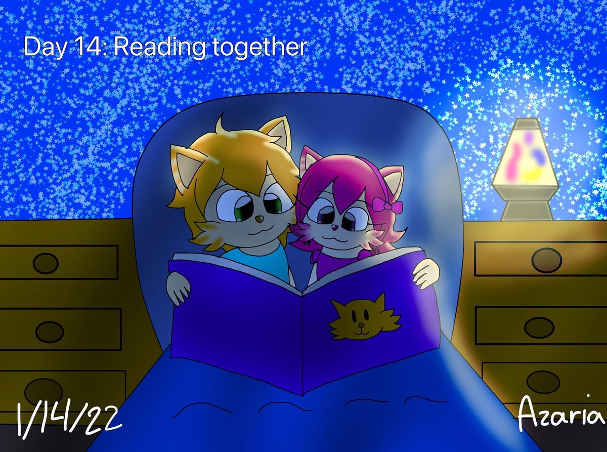 VioletMoonAnima's tweet photo. Day 14: Reading together 

Rico’s Siblings 

(#AzariaReese #AzariaReesedraws #ThunderReese #Azaria_Art #Azaria_FC #violetmoonlight) 

Tags: #RicoTiger #SamuelTiger #JulieTiger #drawing #drawingprompts #digitalart #ibisPaintX #ArtistOnTwitter #artoftwitter https://t.co/ZOn4ilrv0S