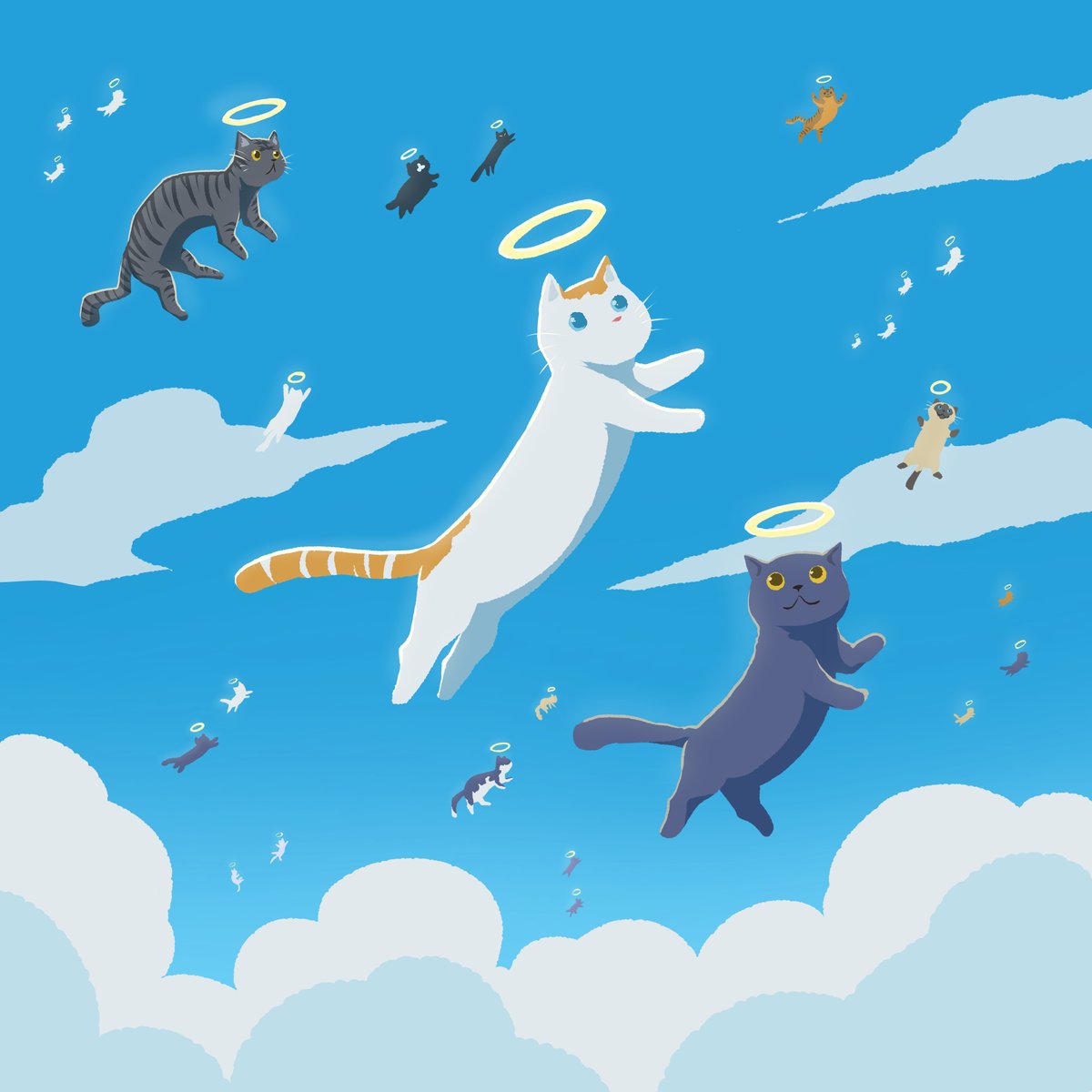 CAT #20 All Cats Go to Heaven

For all Cats that have been a part of your life.

30/31 ed
0.2 tez

you can get it here:
hicetnunc.art/objkt/632522

Likes, follow, and RT are really appreciated ❤️❤️❤️

#NFTdrop #NFTartists #CleanNFTs #hicetnunc