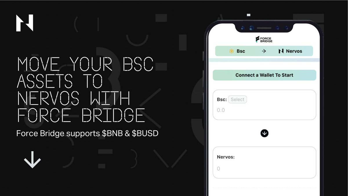 Move your $BNB and #BUSD assets to #Nervos swiftly through forcebridge.com 🔥

Here is how to do it 👉 bit.ly/3rcWg0Q