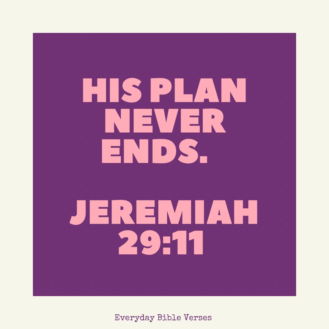 EverydayBibleV's tweet photo. Jeremiah 29:11 #EverydayBibleVerses https://t.co/KV1xGSRrgH