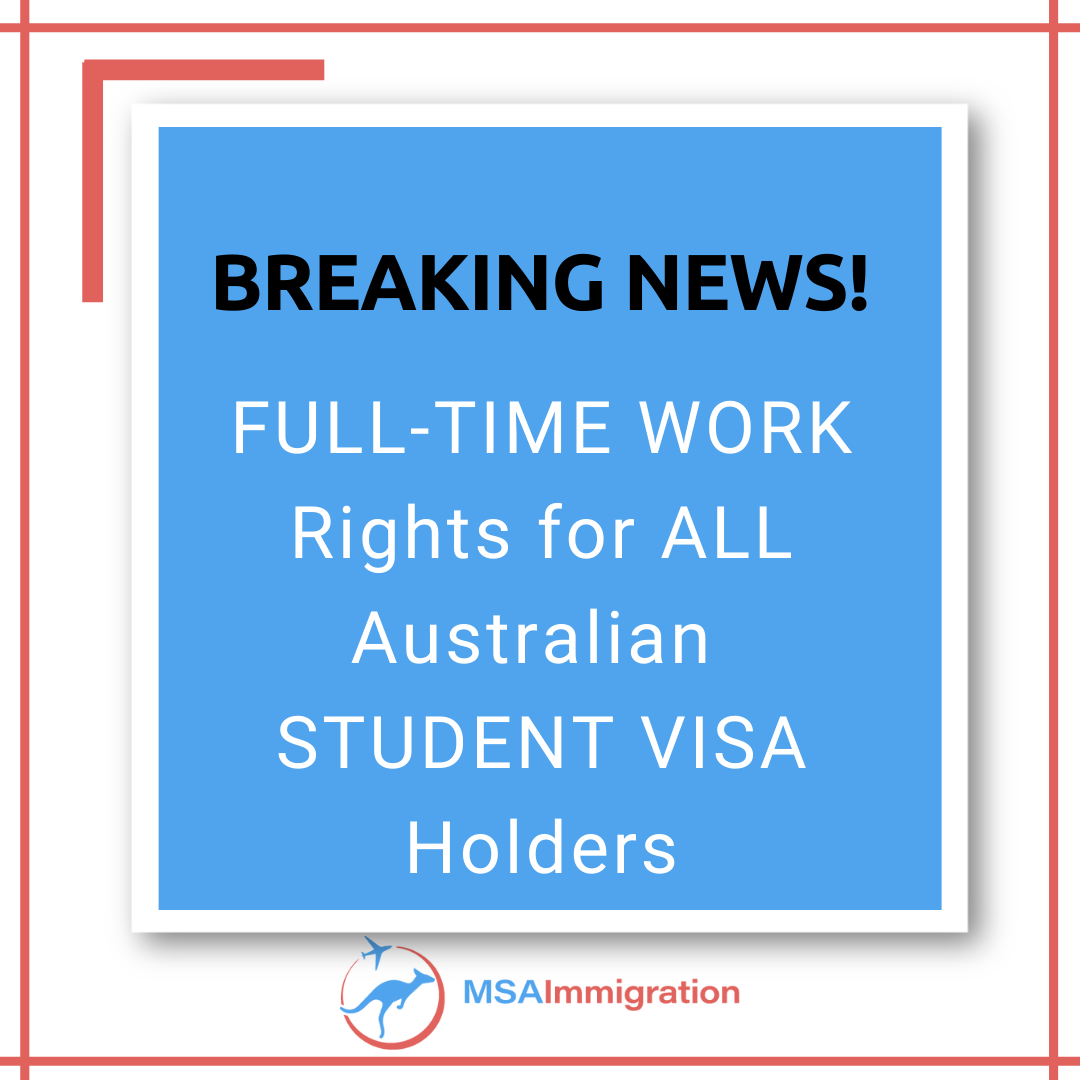 msaimmigration's tweet photo. 🎉𝐅𝐮𝐥𝐥 𝐓𝐢𝐦𝐞 𝐖𝐨𝐫𝐤 𝐑𝐢𝐠𝐡𝐭𝐬 𝐟𝐨𝐫 𝐀𝐋𝐋 𝐒𝐭𝐮𝐝𝐞𝐧𝐭 𝐕𝐢𝐬𝐚 𝐇𝐨𝐥𝐝𝐞𝐫𝐬 🎉

#studyabroad #studentvisa #subclass500 #australia #ofw #studyinAustralia  #philippines https://t.co/Ev62lg1rvZ