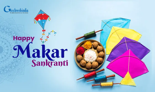 GtechWebIndia's tweet photo. On this auspicious day of Makar Sankranti, I wish you are blessed with happiness, peace, and prosperity. Happy Makar Sankranti! 

#HappyMakarSankranti  #HAPPYPongaL2022   #MakarSankranti #Pongal2022 #Gtechwebindia https://t.co/hpF9MafJIA