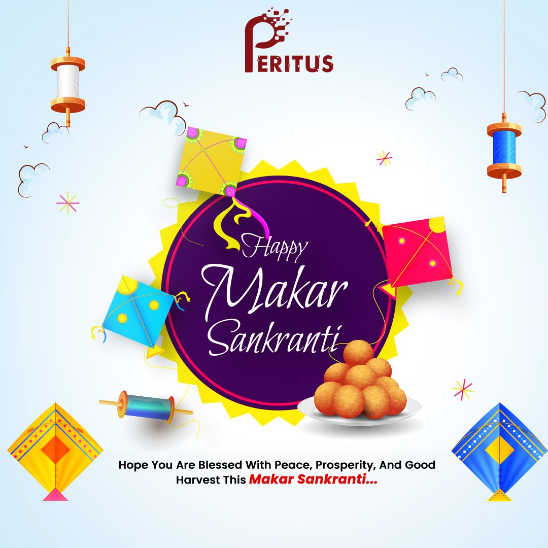 PeritusInfotech's tweet photo. Look at the brighter side of life. It’s so pleasant and sees the sun smiling for you and birds singing for you. 
Happy Makar Sankranti!

#makarsankranti #makarsankranti2022 #festival #festive #festivevibes #uttarayan #Ghughuti https://t.co/lrXkuTML88