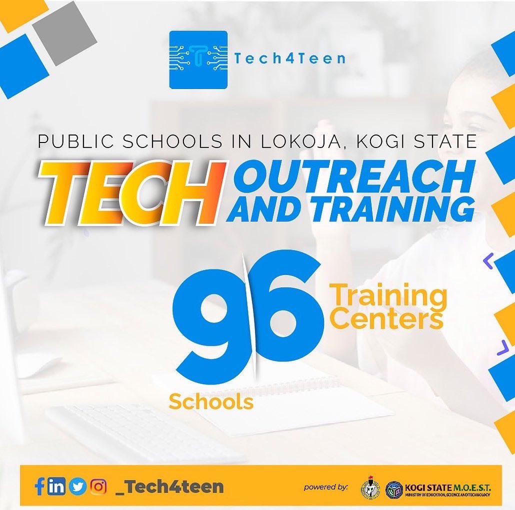 AdedejiOshinojo's tweet photo. I will be working with the @_Tech4Teen  team and Ministry of Education, Science &amp; Technology, Kogi State to carry out my @officialnyscng  personal community project in public schools in Lokoja. 

#TechAwareness
#TechOutreach
#TechmeetsTeen
#Tech4Teen
#NYSCCDSPROJECT https://t.co/q0BaYHPJiz