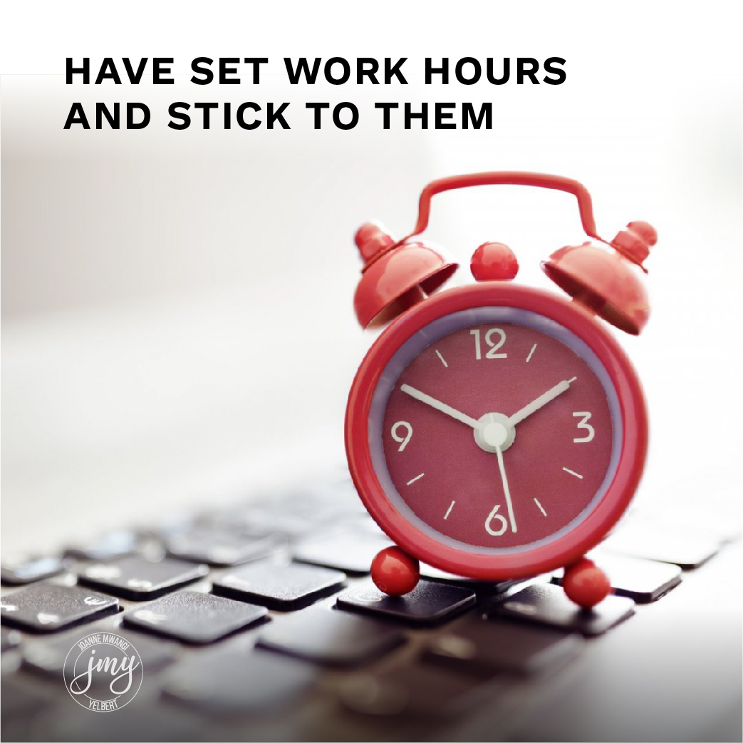 JoanneMwangi's tweet image. Set work hours for yourself and do everything in your power to stick to them. Otherwise, before you know it, you’ll be working until midnight every night.

#workandlife