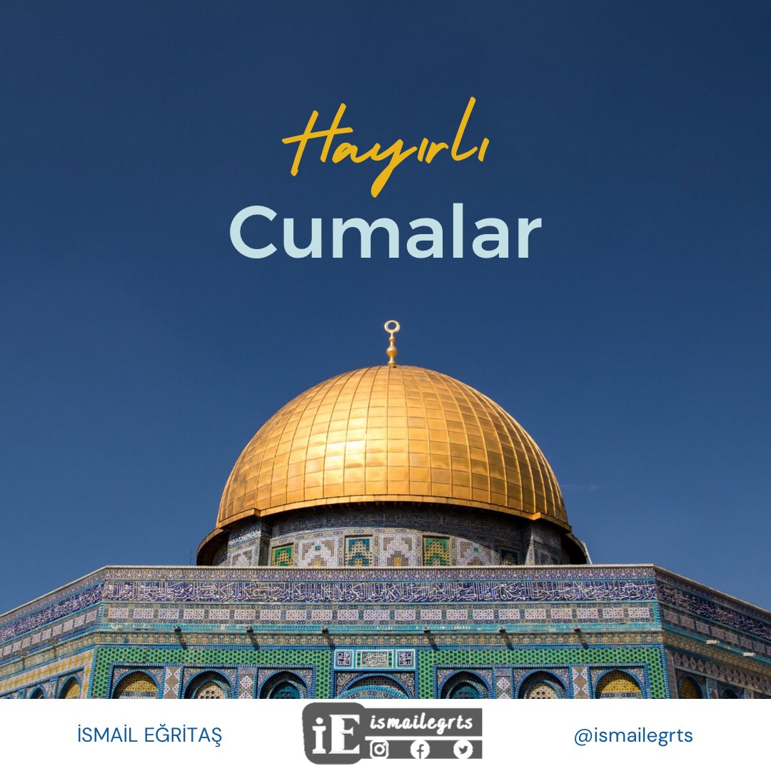 ‘Rabbim Herkesin Gönlüne Versin.’
Hayırlı Cuma’lar.

#HayırlıCumalar